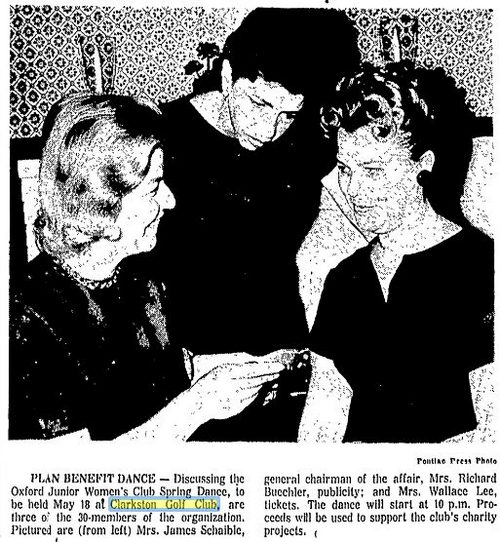 Clarkston Golf Club - May 1963 Benefit Dance (newer photo)